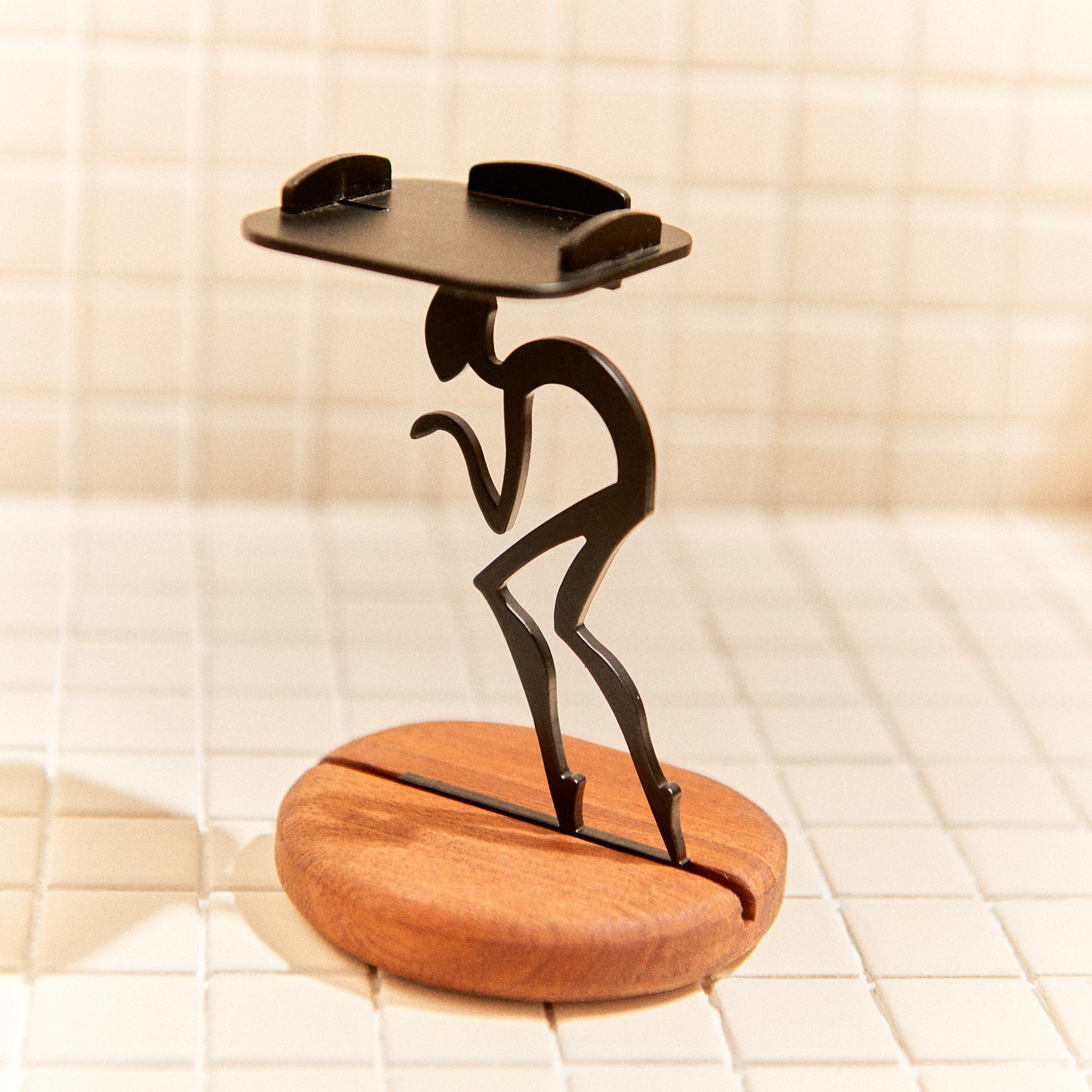 Close-up of handcrafted candle holder symbolizing mystery and discovery.